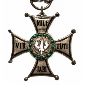 Polska, PRL 1944-1989, Krzyż Srebrny Virtuti Militari, V Klasa, wtórnik