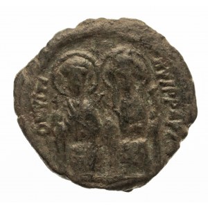 Bizancjum, Justyn II (565-578), follis 572-573 (rok 6 panowania), Konstantynopol