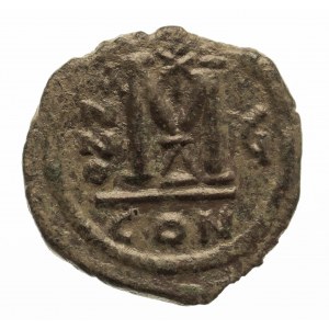 Bizancjum, Justyn II (565-578), follis 572-573 (rok 6 panowania), Konstantynopol