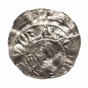 Niemcy, Dolna Lotaryngia - Trewir- arcybiskupstwo, anonimowy denar 1023-1061, mennica Trewir