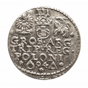 Polska, Zygmunt III Waza 1587-1632, trojak 1594, Malbork.