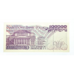 Rzeczpospolita Polska, 100000 ZŁOTYCH 16.11.1993, seria H.