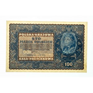 Polska, II Rzeczpospolita 1919 - 1939, 100 MAREK POLSKICH, 23.08.1919, IH Serja E.