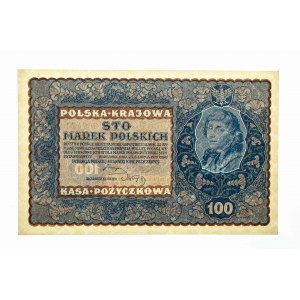 Polska, II Rzeczpospolita 1919 - 1939, 100 MAREK POLSKICH, 23.08.1919, IH Serja P.