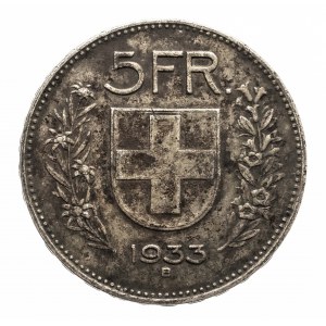 Szwajcaria, 5 franków 1933, Berno