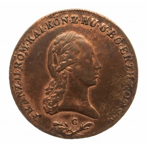 Austria, Franciszek II 1792 - 1806, 6 krajcarów 1800 C, Praga.
