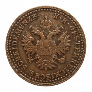 Austria, Franciszek Józef I 1848 - 1916, 2 krajcary 1851 A, Wiedeń