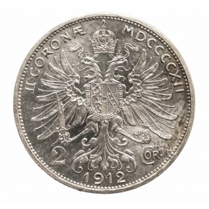 Austria, Franciszek Józef I 1848 - 1916, 2 korony 1912, Wiedeń