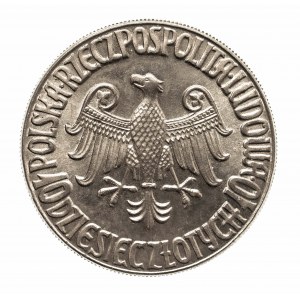 Polska, PRL 1944-1989, 10 złotych 1964, Warszawa, Kazimierz Wielki, PRÓBA, miedzionikiel