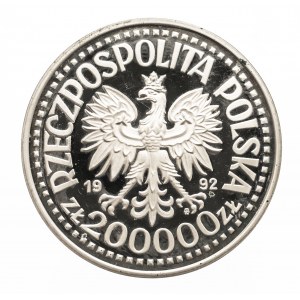 Polska, Rzeczpospolita od 1989 roku, 200000 złotych 1992, Warszawa, Stanisław Staszic 1755-1826