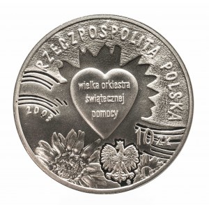 Polska, Rzeczpospolita od 1989 roku, 10 złotych 2003, Warszawa, Wielka Orkiestra Świątecznej Pomocy - 10 lat