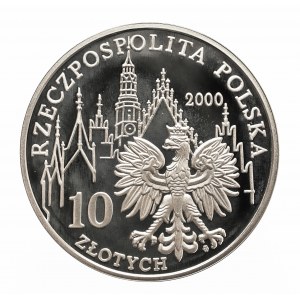 Polska, Rzeczpospolita od 1989 roku, 10 złotych 2000, Warszawa, 1000 - lecie Wrocławia