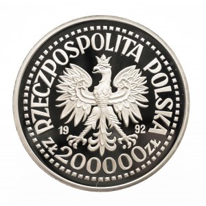 Polska, Rzeczpospolita od 1989 roku, 200000 złotych 1992, 500-lecie odkrycia Ameryki