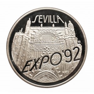 Polska, Rzeczpospolita od 1989 roku, 200000 złotych 1992, EXPO'92, srebro, Warszawa