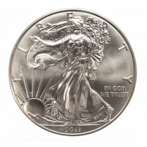 Stany Zjednoczone Ameryki (USA), 1 dolar 2011, Filadelfia, uncja srebra