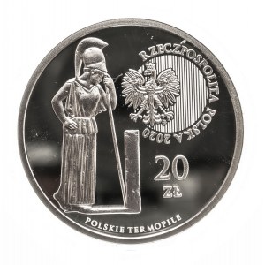 Polska, Rzeczpospolita od 1989 roku, 20 złotych 2020, Polskie Termopile - Węgrów