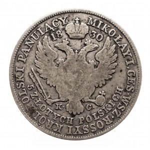 Królestwo Polskie, Mikołaj I 1825-1855, 5 złotych 1830 K.G., Warszawa