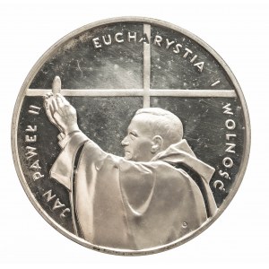 Polska, Rzeczpospolita od 1989 roku, 10 złotych 1997, Jan Paweł II - Eucharystia i Wolność