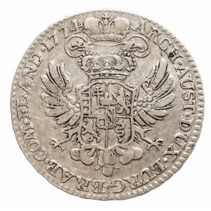 Austria, Niderlandy, Maria Teresa, 1/2 talara 1774, Bruksela