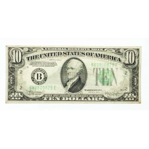 Stany Zjednoczone Ameryki (USA), Federal Reserve Note - New York, 10 dolarów 1934 C