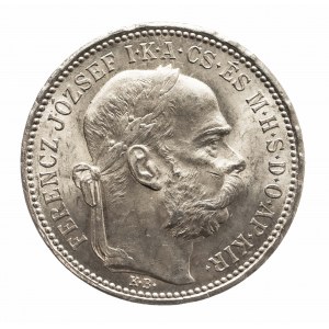 Węgry, Franciszek Józef I 1848 - 1916, 1 korona 1893 KB.