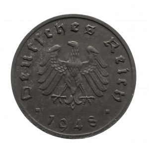 Niemcy, Aliancka okupacja Niemiec 1945-1948, 10 fenigów 1948/F, Stuttgart