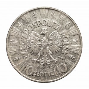 Polska, II Rzeczpospolita 1918-1939, 10 złotych 1935 Piłsudski, Warszawa