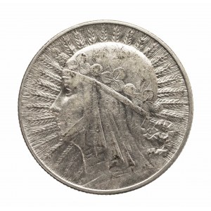 Polska, II Rzeczpospolita 1918-1939, 5 złotych 1934 głowa kobiety, Warszawa