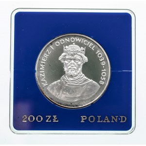 Polska, PRL 1944-1989, 200 złotych 1980, Kazimierz I Odnowiciel.