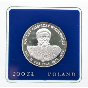 Polska, PRL 1944-1989, 200 złotych 1983, Jan III Sobieski.