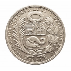 Peru, 1 sol 1924.