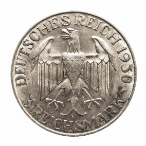 Niemcy, Republika Weimarska 1918-1933, 3 marki 1929, Zeppelin, Monachium.