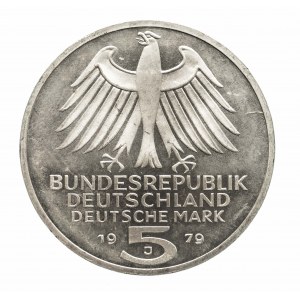 Niemcy, Republika Federalna, 5 marek 1979 J, Hamburg, 150-lecie założenia Niemieckiego Instytutu Archeologicznego