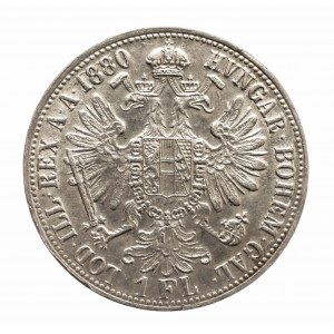 Austria, Franciszek Józef I 1848 - 1916, 1 floren 1880, Wiedeń