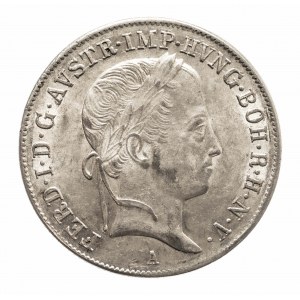 Austria, Ferdynand I 1835 - 1848, 20 krajcarów 1848 A, Wiedeń