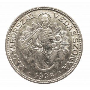 Węgry, 2 pengo 1938 BP.