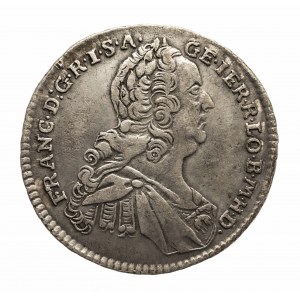 Austria, Franciszek I (1745-1765), VII krajcarów 1761 KB, Kremnica.