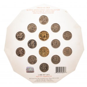 Kanada, zestaw 14 monet VANCOUVER 2010