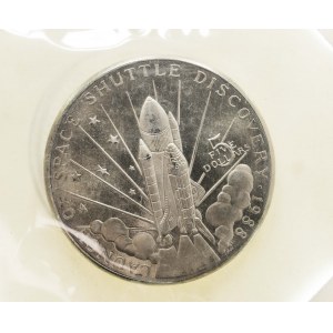 Wyspy Marshalla, 5 dolarów 1988, Prom kosmiczny „Discovery”