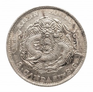 Chiny, Prowincja Kirin, 50 centów 1901, rzadkie