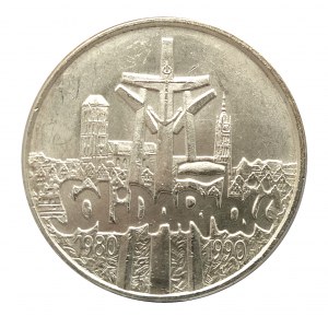 Polska, Rzeczpospolita od 1989 roku, 100000 złotych 1990, Solidarność, typ C