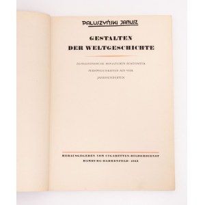 Gestalten der Weltgeschichte 1933 - Postacie historyczne