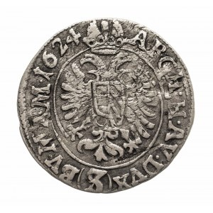 Austria, Ferdynand II 1619-1637, 3 krajcary 1624, Praga