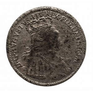 Polska, August III Sas 1733-1763, Szóstak 1755 EC, Lipsk.