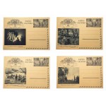 XXV - lecie wymarszu pierwszej Kompanii Kadrowej. Kpl. 32 karty pocztowe wydane z okazji 6 sierpnia 1939