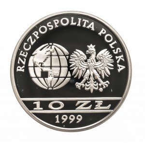 Polska, Rzeczpospolita od 1989 roku, 10 złotych 1999, Ernest Malinowski (1818-1899)