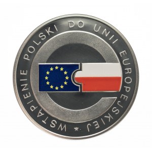 Polska, Rzeczpospolita od 1989 roku, 10 złotych 2004, Wstąpienie Polski do Unii Europejskiej