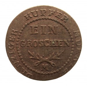 Wolne Miasto Gdańsk, 1 grosz 1809 M (1)