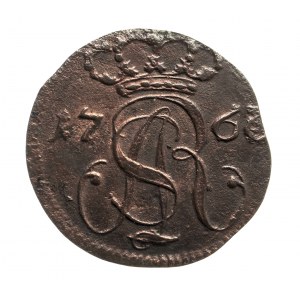 Poland, Stanislaus August Poniatowski (1764-1795), 1766 FLS shekel, Gdansk (2)