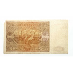 Polska, PRL (1944 - 1989), 1000 ZŁOTYCH 15.01.1946, seria F.